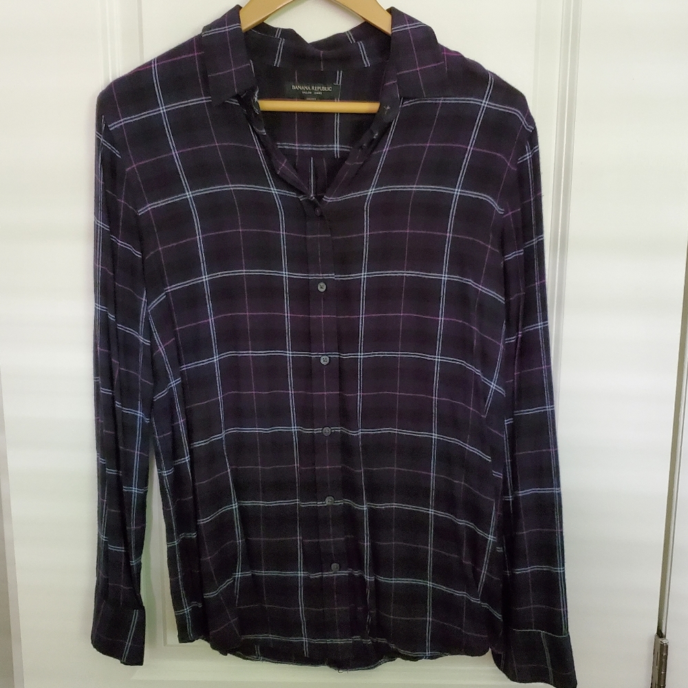 Banana Republic Dillon fit flannel